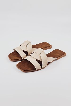 Keops Kadın Terlik Bej Süet