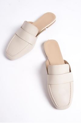 Kadın Günlük Terlik Venecia Bej Cilt