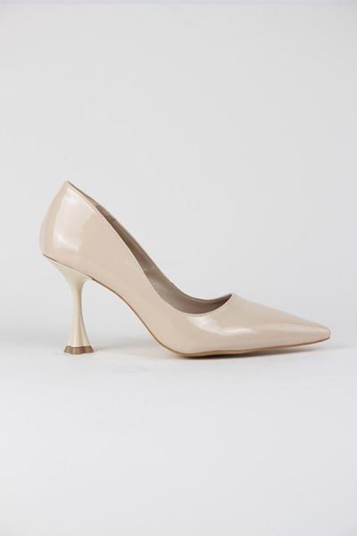 Kaylee Ten Rugan Orta Topuklu (8 cm) Klasik Topuklu Ayakkabı