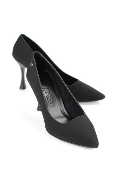 Beliz Kadın Stiletto Topuklu Ayakkabı SİYAH SÜET