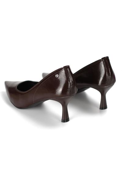 Abbey Kısa Topuklu Kadın Ayakkabı KAHVE
