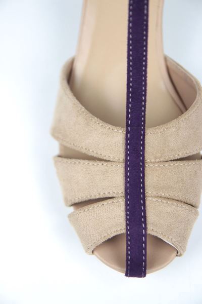 Queenn Kadın Klasik Kısa Topuklu (6 cm) Ayakkabı Multi Vizon