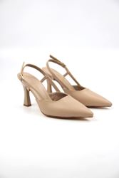 Clara Nude cilt Orta Topuklu(6-8 cm) Klasik Topuklu Ayakkabı